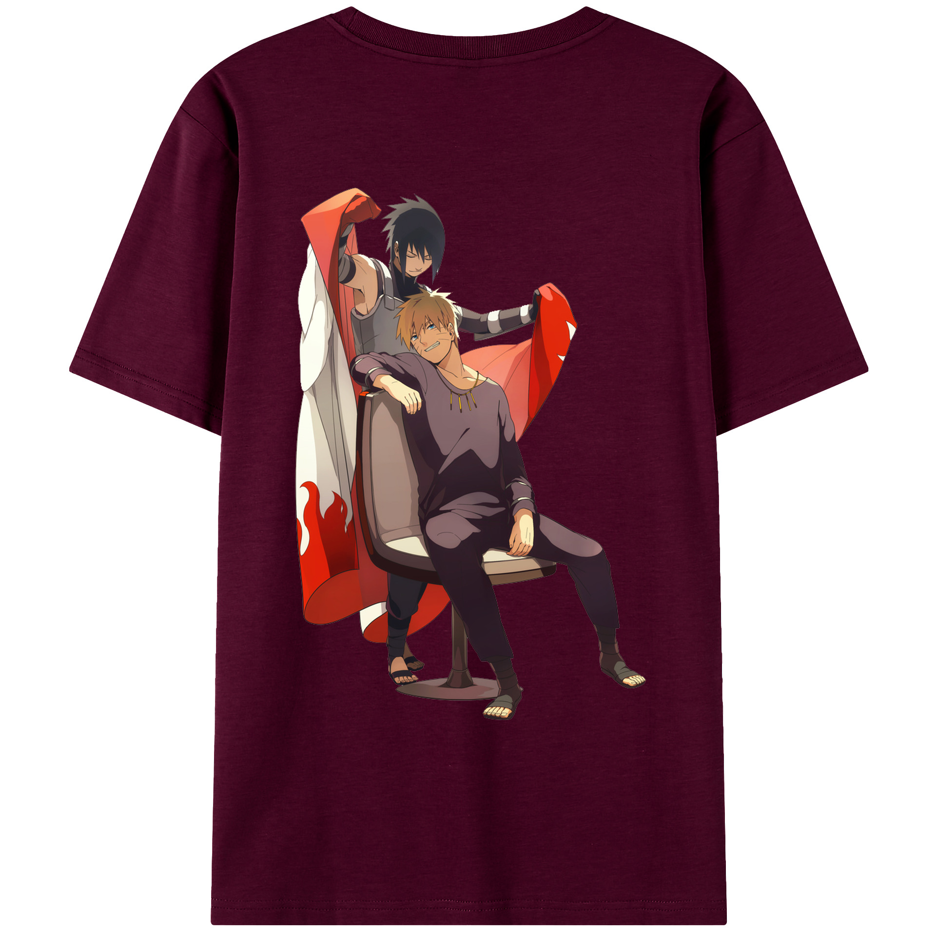 （画像用） NARUTO -ナルト- うずまき ナルト Uzumaki Naruto レディース半袖Tシャツ(バックプリント)